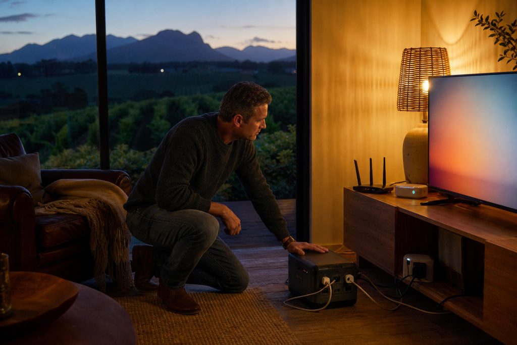 Loadshedding-proof your TV, WiFi and gate